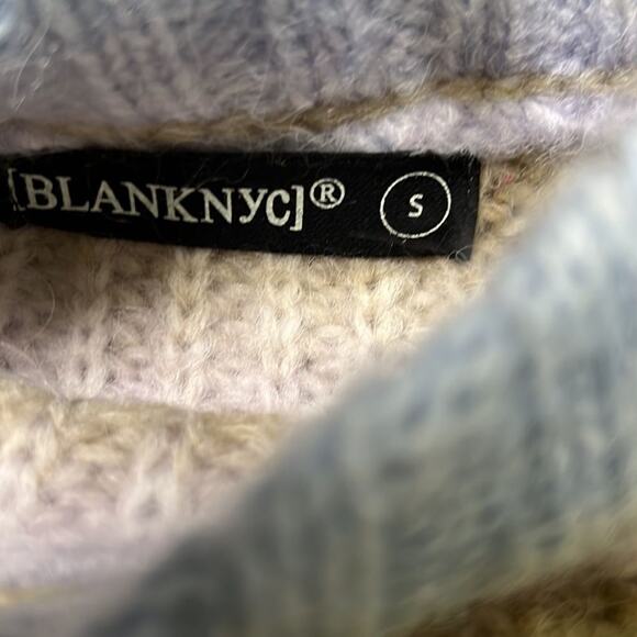 BLANKNYC NWT OMBRÉ MOHAIR SWEATER SIZE S - Picture 3 of 6